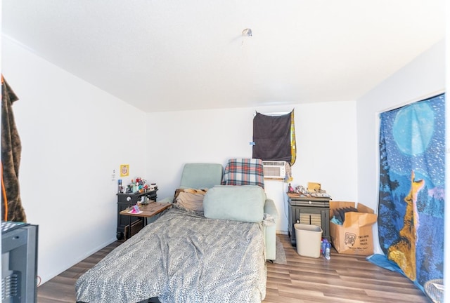 120371/2 Murray Ave, Seminole, FL 33778 - bedroom with wood finished floors and cooling unit