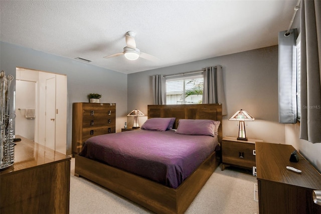 2418 Cardwell Way, Sarasota, FL 34231 - bedroom featuring light carpet and a ceiling fan