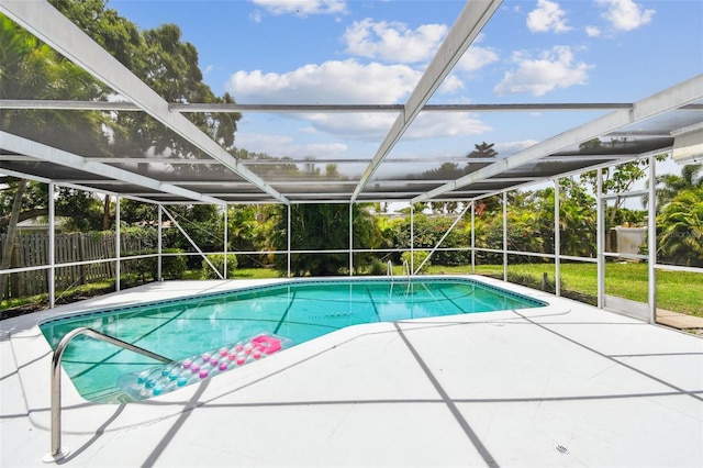 2418 Cardwell Way, Sarasota, FL 34231 - view of swimming pool with a patio and a lanai