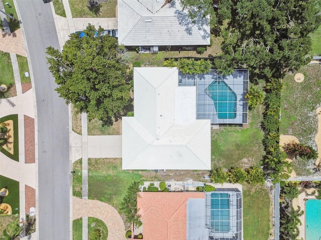2418 Cardwell Way, Sarasota, FL 34231 - aerial view of a pool