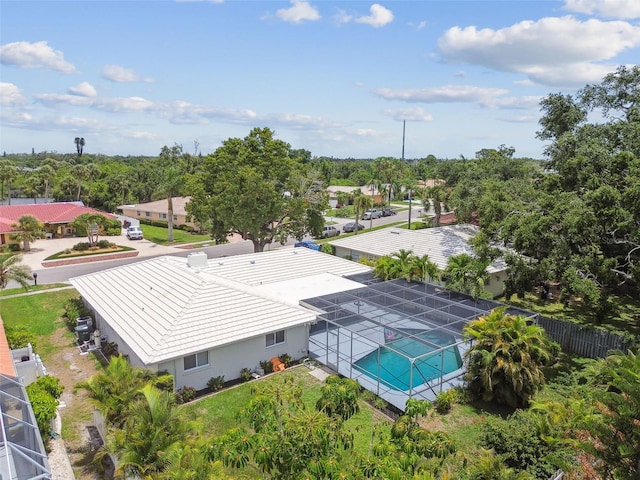 2418 Cardwell Way, Sarasota, FL 34231 - drone / aerial view of a pool area
