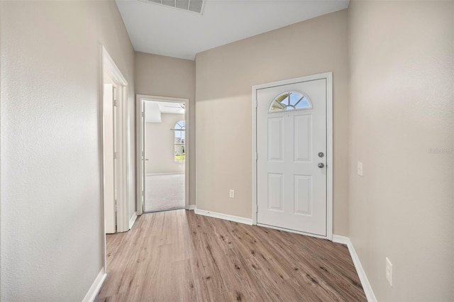 5131 Gato Del Sol Cir, Wesley Chapel, FL 33544 - entrance foyer featuring light wood-style flooring
