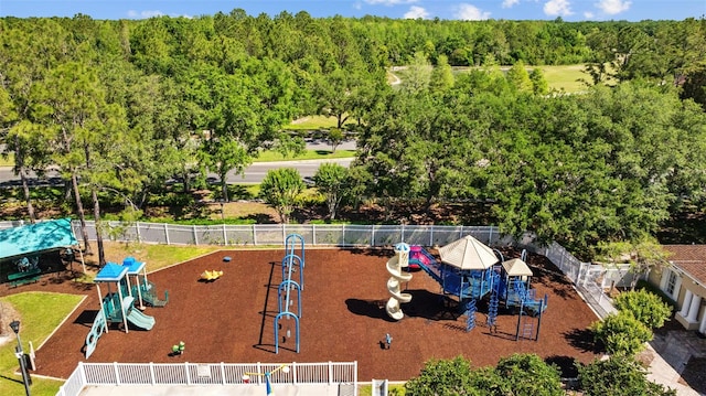 5131 Gato Del Sol Cir, Wesley Chapel, FL 33544 - aerial view of a community park