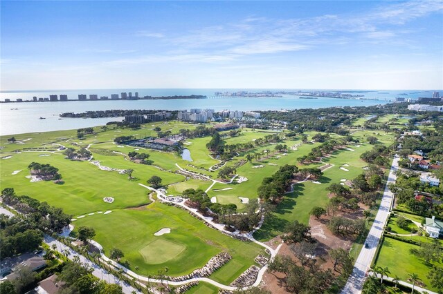 302 Eastleigh Dr, Belleair, FL 33756 - aerial view of property and surrounding area featuring a nearby body of water and a golf course