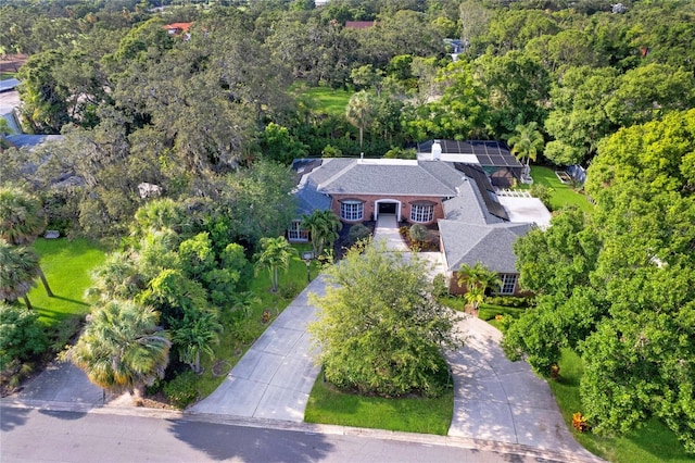 302 Eastleigh Dr, Belleair, FL 33756 - aerial view of property's location featuring a forest