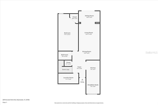 2078 Sunset Point Rd Unit 83, Clearwater, FL 33765 - view of room layout