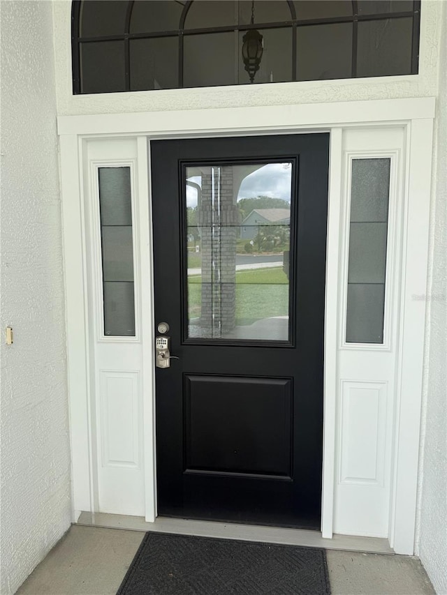 199 N Crystal Meadow Path, Lecanto, FL 34461 - entrance to property featuring stucco siding