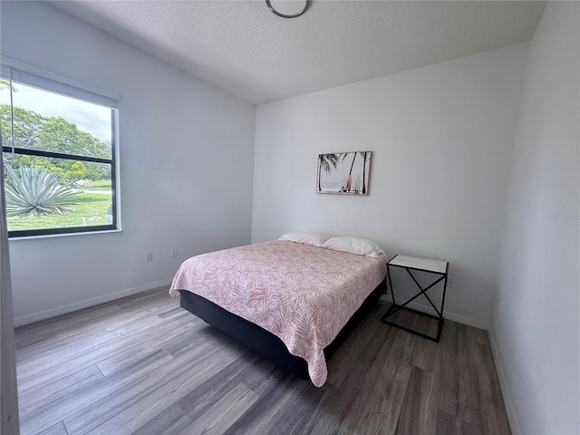 199 N Crystal Meadow Path, Lecanto, FL 34461 - bedroom with wood finished floors and a textured ceiling