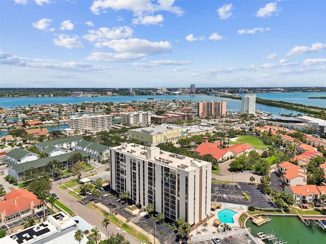 255 Dolphin Pt Unit 207, Clearwater Beach, FL 33767 - view of urban area featuring a nearby body of water and a notable bridge