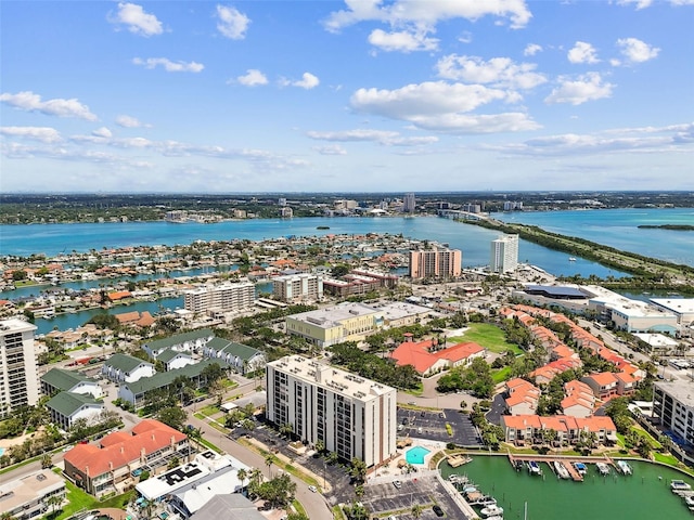 255 Dolphin Pt Unit 207, Clearwater Beach, FL 33767 - view of urban area featuring a nearby body of water and a marina