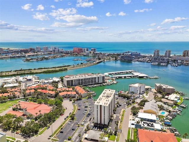 255 Dolphin Pt Unit 207, Clearwater Beach, FL 33767 - view of urban area with a nearby body of water and numerous boat docks