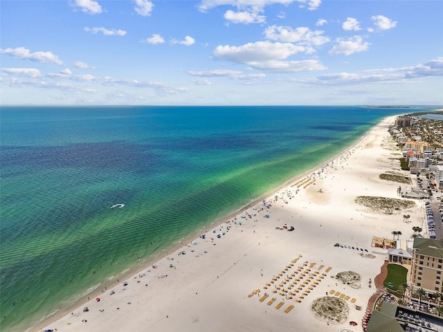 255 Dolphin Pt Unit 207, Clearwater Beach, FL 33767 - drone / aerial view of extended coastline