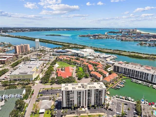 255 Dolphin Pt Unit 207, Clearwater Beach, FL 33767 - view of urban area with a nearby body of water and numerous boat docks