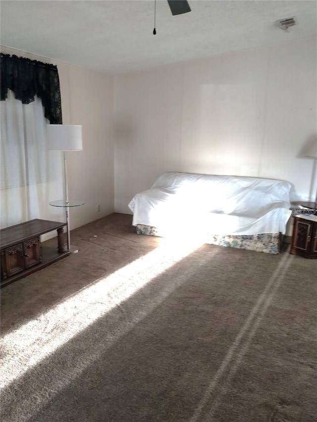6443 Midland St, Zephyrhills, FL 33542 - carpeted bedroom with ceiling fan