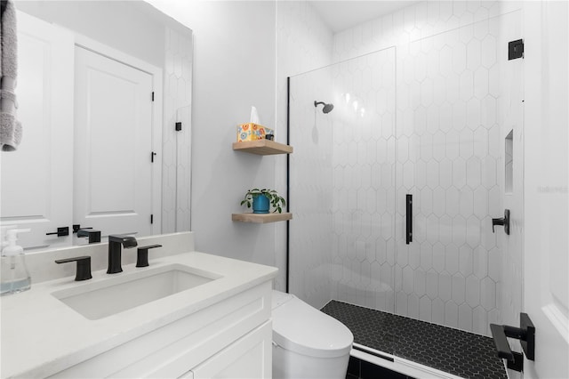 4515 W N A St Unit 6, Tampa, FL 33609 - bathroom featuring a shower stall and vanity