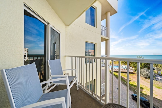 12000 Gulf Blvd Unit 506N, Treasure Island, FL 33706 - balcony with a water view
