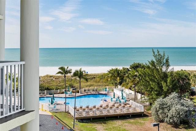 12000 Gulf Blvd Unit 506N, Treasure Island, FL 33706 - community pool with view of water and beach