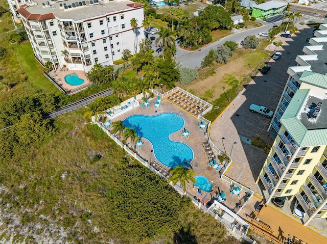 12000 Gulf Blvd Unit 506N, Treasure Island, FL 33706 - aerial view of a pool and apartment complex / building