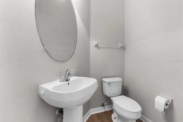 5015 58th Ter E, Bradenton, FL 34203 - half bath with baseboards and wood finished floors