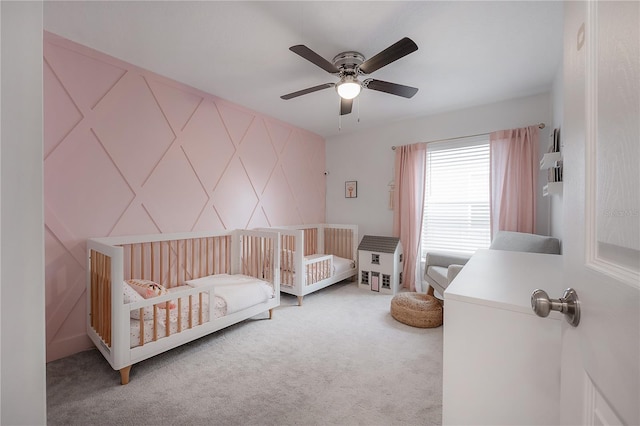 403 S Fremont Ave Unit 3, Tampa, FL 33606 - carpeted bedroom with a ceiling fan