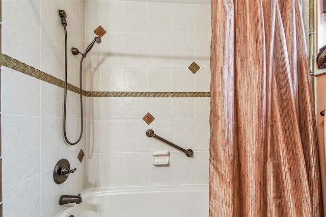 9548 141st St, Seminole, FL 33776 - bathroom with shower / bathtub combination with curtain