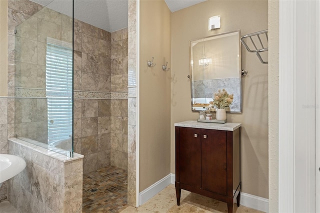 17311 Carriage Way, Odessa, FL 33556 - full bathroom with a walk in shower and baseboards