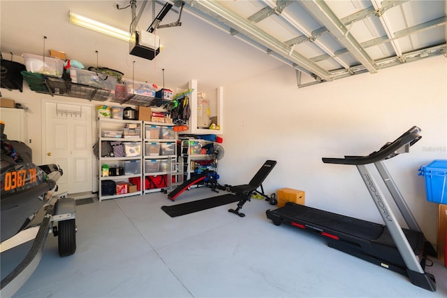6677 84th Ave N, Pinellas Park, FL 33781 - exercise area with a garage
