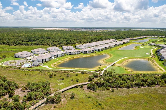 43250 Water Bird Way Unit 5921, Punta Gorda, FL 33982 - aerial view of residential area featuring a large body of water and a local golf course
