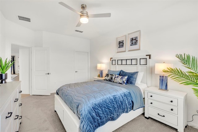 43250 Water Bird Way Unit 5921, Punta Gorda, FL 33982 - bedroom with light carpet and ceiling fan