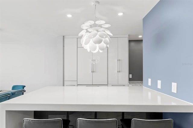5153 Isla Key Blvd S Unit 415, Saint Petersburg, FL 33715 - detailed view of a chandelier and recessed lighting