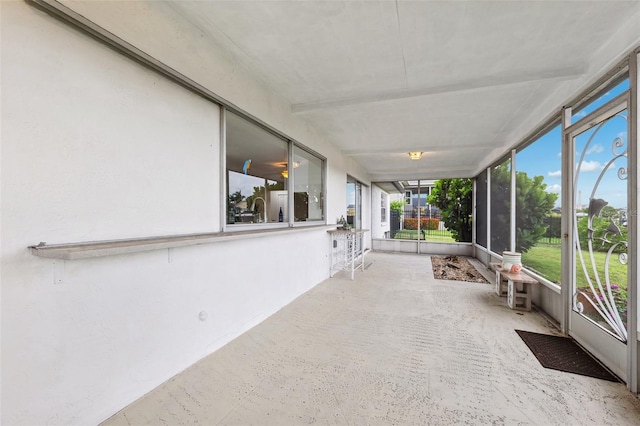 6521 Bimini Ct, Apollo Beach, FL 33572 - view of unfurnished sunroom