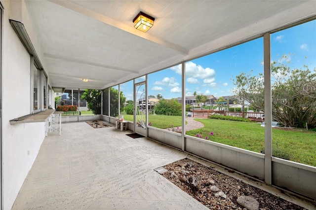6521 Bimini Ct, Apollo Beach, FL 33572 - view of unfurnished sunroom