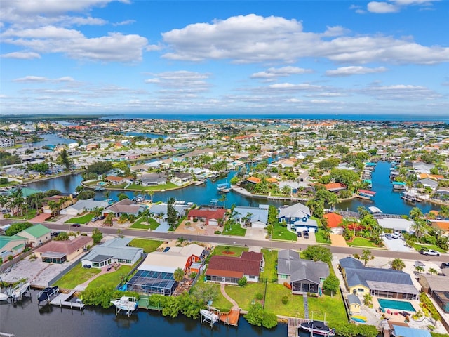 6521 Bimini Ct, Apollo Beach, FL 33572 - aerial perspective of suburban area with a nearby body of water