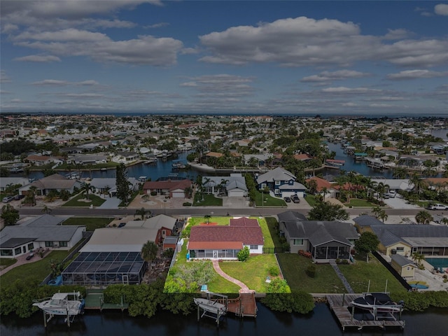 6521 Bimini Ct, Apollo Beach, FL 33572 - aerial view of residential area with a nearby body of water