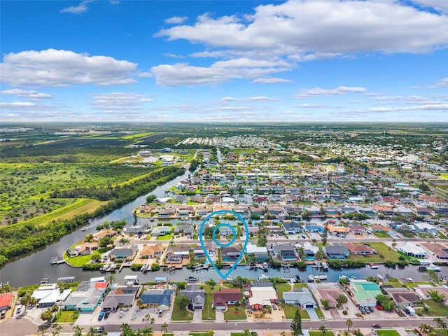 6521 Bimini Ct, Apollo Beach, FL 33572 - aerial overview of property's location with a large body of water and nearby suburban area