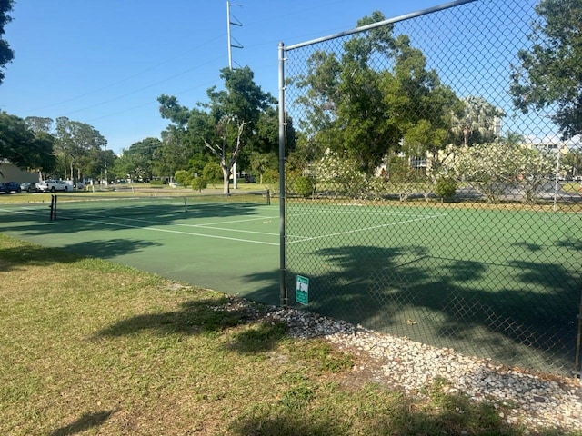 101 Lake Ave NE Unit 121, Largo, FL 33771 - view of tennis court
