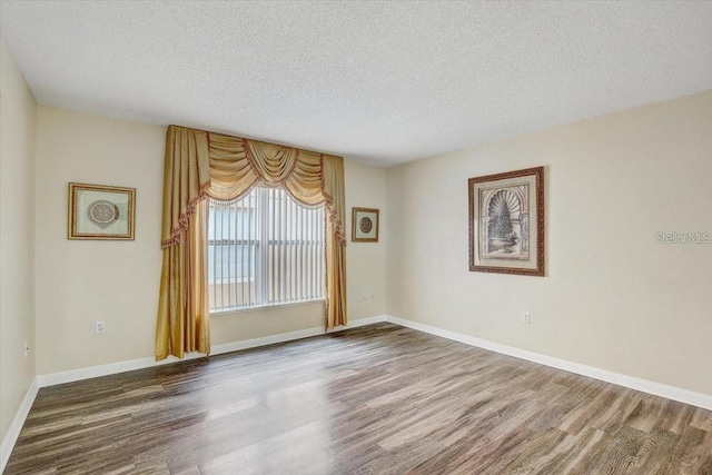 10437 River Bream Dr, Riverview, FL 33569 - unfurnished room with wood finished floors and a textured ceiling