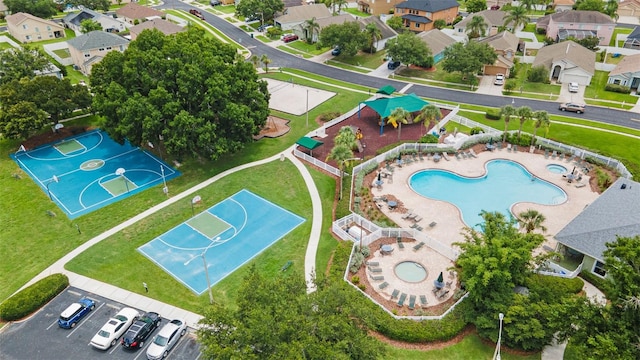 25946 Buckthorn Ave, Land O Lakes, FL 34639 - aerial view of property's location featuring nearby suburban area