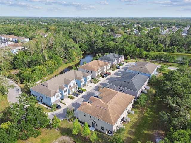 6825 Citrus Creek Ln, Tampa, FL 33625 - aerial perspective of suburban area featuring a nearby body of water