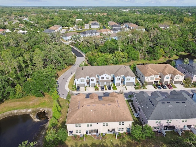 6825 Citrus Creek Ln, Tampa, FL 33625 - aerial perspective of suburban area with a nearby body of water