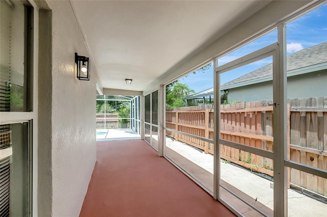 4129 Marlow Loop, Land O Lakes, FL 34639 - view of unfurnished sunroom