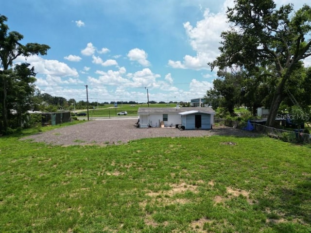 11907 Frontage Rd, Dade City, FL 33525 - view of yard