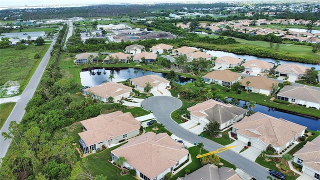 8354 Palmetto Ct, Englewood, FL 34224 - aerial view of property's location with nearby suburban area and a large body of water