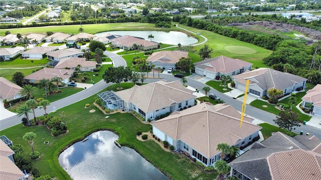 8354 Palmetto Ct, Englewood, FL 34224 - aerial view of residential area with a nearby body of water and a golf club