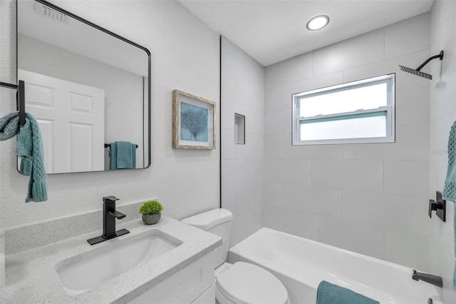 8045 Colton Dr, Port Richey, FL 34668 - full bath with vanity and washtub / shower combination