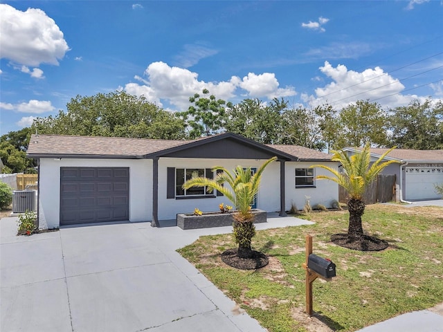 8045 Colton Dr, Port Richey, FL 34668 - ranch-style house with an attached garage and concrete driveway