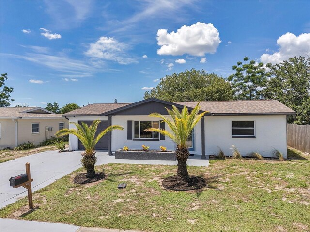 8045 Colton Dr, Port Richey, FL 34668 - single story home with a garage, driveway, and stucco siding