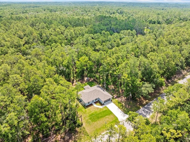 8737 N Spikes Way, Dunnellon, FL 34434 - view from above of property with a heavily wooded area