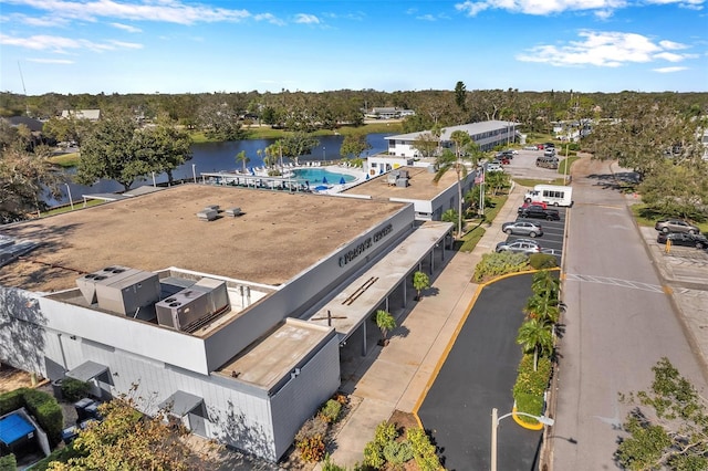 8396 111th St Unit 301, Seminole, FL 33772 - aerial view of a nearby body of water and a pool area