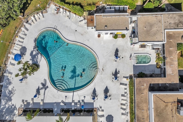 8396 111th St Unit 301, Seminole, FL 33772 - bird's eye view of a pool